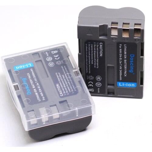 2Pcs EN-EL3e EN EL3e EL3a ENEL3e Digital Camera Batteries for Nikon D300S D300 D100 D200 D700 D70S D80 D90 D50 MH-18A Battery