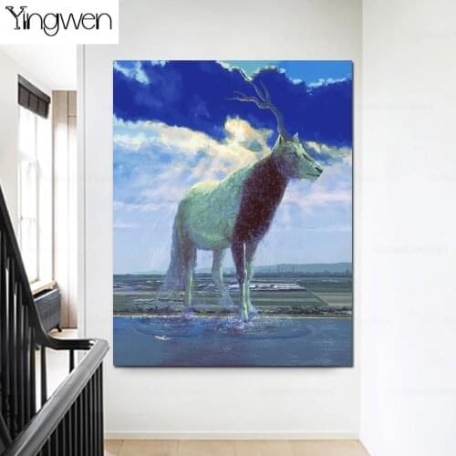 Diamond Painting Mythical Story Beast 5D DIY Full Square Round Diamond Embroidery Mosaic Cross Stitch Kits Home Decoration Gift