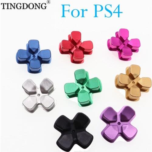 Aluminum Metal Material Dpad Button Direction Button For PS4 Controller Joystick Replacement accessory