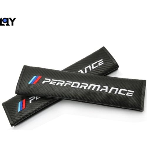 Car Accessories Car Seat Belt Covers Embroidered Seat Belt Covers For Bmw M e46 e39 e60 f30 M2 M3 M4 M5 M6X 320i X1 Car Styling