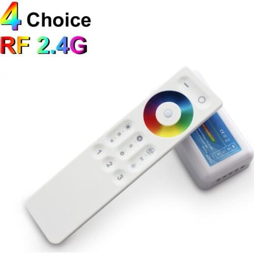 2.4G Cct Rgbw Rgb LED Lights Controller Wireless Remote Control Led Controller 12v 24v 288W 24V 144W 12v Led Dimmer Controller