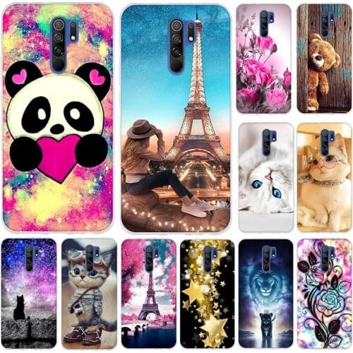 Case For Redmi 9 Case Soft Silicone Back Case on For Fundas Xiaomi Redmi 9 Phone Back Cover Redmi9 6.53" Cover For Xiomi Redmi 9