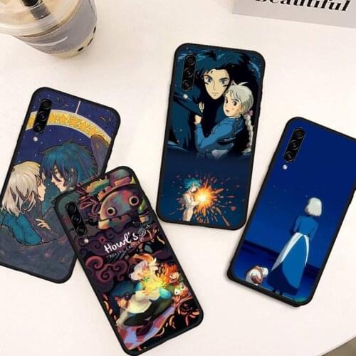 Studio Ghibli Howls Moving Phone Case For Samsung galaxy S 21 20 10 8 A 50 21s 51 71 70 40 20 20e note 10 plus Ultra 5g fe