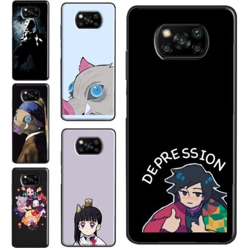 Kimetsu no Yaiba Case For Xiaomi Mi 11 Ultra Mi Note 10 Lite 9T 10T Pro Cover For POCO X3 Pro F2 F3 M3 Pro