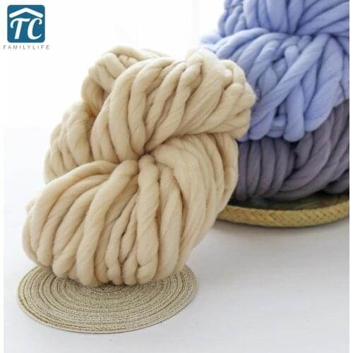 2PCS Chunky Soft Wool Yarn Scarf Knit Thickness Warm Hat Knitting Yarn for Knit Wool Yarn Crochet Colorful Wool Scarves Shawls