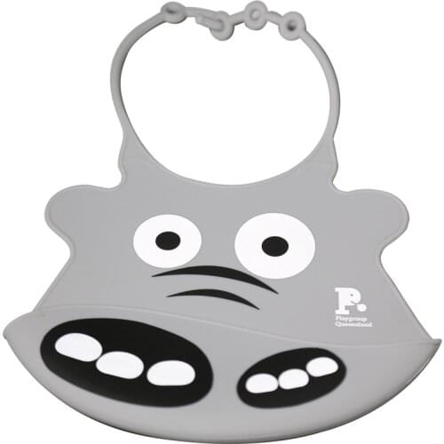 Baby Stuff Waterproof Silicone Bib Feeding Baby Newborn Cartoon Aprons Adjustable Baby Bibs Burp Cloths Bandana Bibs