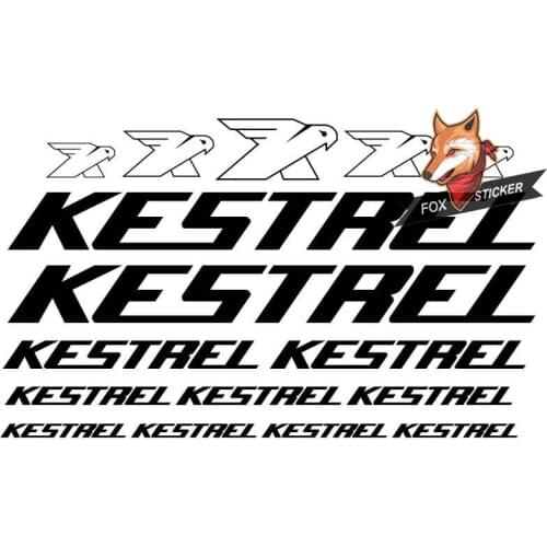 Bicycle frame stickers road bike mountain bike MTB Track bike TT bike cycle decal reflective stickers for KESTREL stickers