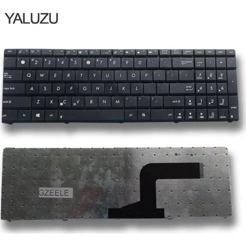 YALUZU English New Laptop Keyboard for Asus G72 X53 X54H A53 A52J K52N G51V G53 N53T X55VD N73S N73J P53S X53S X75V B53J UL50 US