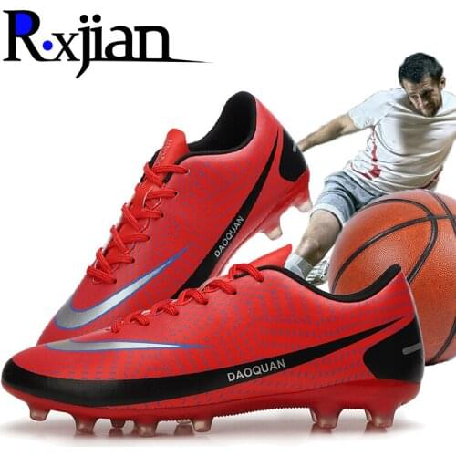 2020 new mens high-quality football shoes non-slip wear-resistant childrens sports shoes outdoor sports riding couple football