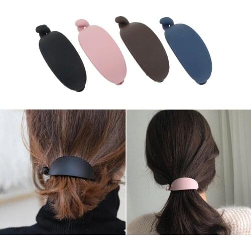 New Banana Shape Hair Claws Cute Candy Colors For Girls Women Sweet Hair Clips Hair Accessories For Daily Face Wash