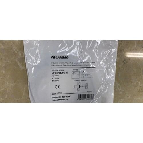 "Shanghai Lanbao" sensor switch, proximity switch LE18SF05JNO-3M, NPN voltage 5V
