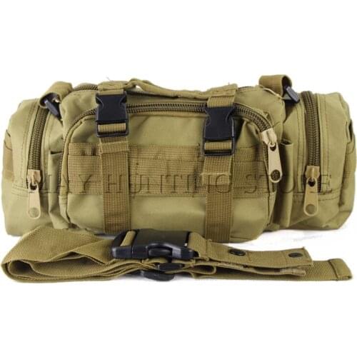 6L Tactical Utility Response Shoulder Hand Bag Multipurpo use Waist Bag Black Tan Green ACU CP