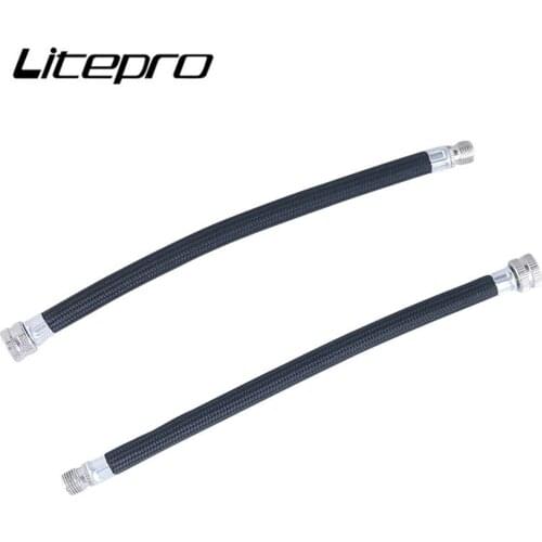 MTB Mountain Bicycle Pump Extension Hose Inflation Road Bike Long Tube Shrader America valves Riding Accessories