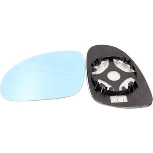 Wide View Rearview Mirror Heated Blue Auto Dimming Mirror Glass with LED Steering Indicator for VW Passat B6