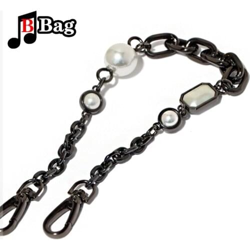 Pearl chain hanging accessories pack chain pendant sub bag side decoration chain metal bag chain decoration chain DIY Decorative