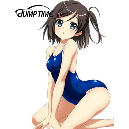 JumpTime 13cm x 8.3cm Car Stickers Car Accessories Hentai Ouji to Warawanai Neko 3D Anime Japanese Vinyl Car Stickers Decal