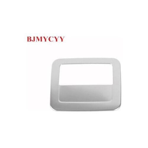 BJMYCYY stainless steel Spare parts for automobile trunk decorative frame For Volkswagen T-ROC 2018 Accessories