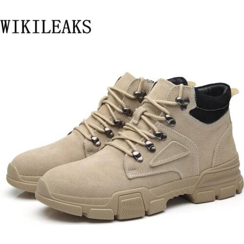 Designer Genuine Leather Boots Men Military Ankle Boots Men Snow Boots Men Winter Shoes Zapatos De Hombre Botines Hombre Bona
