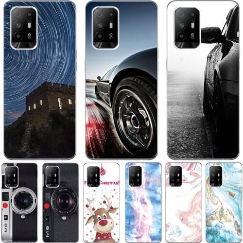 Phone Bags & Case For OPPO F19 F19 Pro F19 Pro + 5G 2021 Cover Soft Silicone Fashion Marble Inkjet Painted Shell Capa