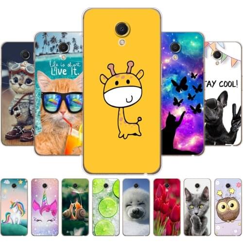 Phone Case For Meizu M6s Cover Case on Cute Cartoon Tpu Soft Silicone Case Meilan S6 For Meizu M6S Back Cover 5.7 inch
