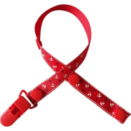 Baby Unisex Dummy Pacifier Soother Nipple Leash Strap Chain Clip Holderws