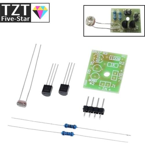 DIY Kit Light Control Sensor Switch Suite Photosensitive Induction Switch Kits DIY Electronic Trainning Integrated Circuit Suite