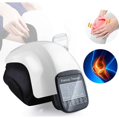 Electric Infrared Heating Knee Massager Air Pressure& Vibration Physiotherapy Instrument Knee Massage Rehabilitation Pain Relief