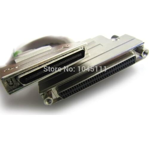 High Quality VHDCI68 VHDCI 68 Male To SCSI HPDB68 HPDB 68 Female M/F Cable Free Shipping