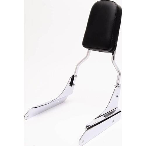 Motorcycle Rear Passenger Sissy Bar Backrest Pad Kit For Honda Shadow VLX 600 VT600C VLX600 1998-2007 1999 2000 2001 2002 2003