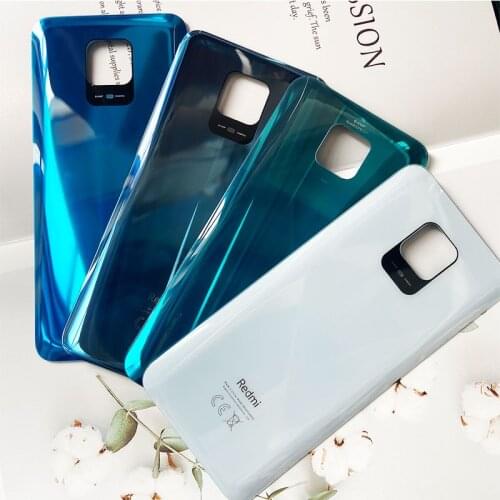 New For Xiaomi Redmi Note 9 Pro Battery Cover Back Glass Panel Rear Housing Case High Quality