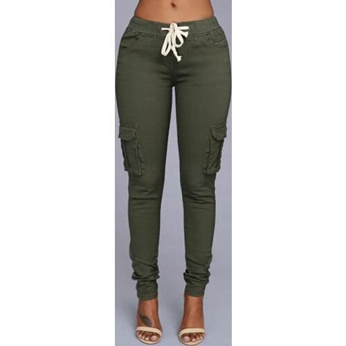 New 2021 Large Size White Pants Joggers Women Plus Size High Waist Jogger Pants Women Ladies Trousers Military Pants Women 4xl