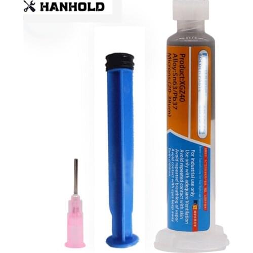 Solder paste,Welding flux Mechanic Tin XG-Z40 Sn63/Pb37 25-45um 10CC PCB SMD Mobile Phone Repair XG Z40 Soldering Paste bga pcb