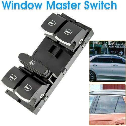 Car Window Switch Glass Lift Control Switch Suitable Electric Master Window Switch For VW Passat Golf MK5 MK6 Jetta5 ND 959 857