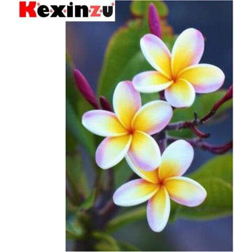 Full 5D DIY Square/ Round Diamond Painting"Flower White Scenery" Embroidery Cross Stitch Mosaic diamondpainting Gift