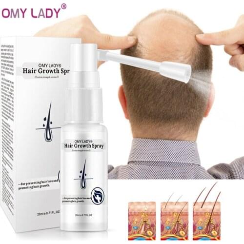 Anti Hair Loss Hair Growth Spray Essential Oil Liquid For Men Women Dry Hair Regeneration Repair Hair Loss Product 20ml