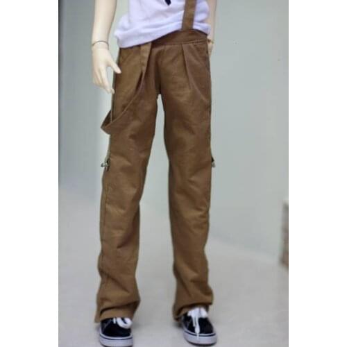 1/4 1/3 scale BJD clothes Khaki overalls pants for BJD/SD MSD SD13 SD17 Uncle doll accessories C0167