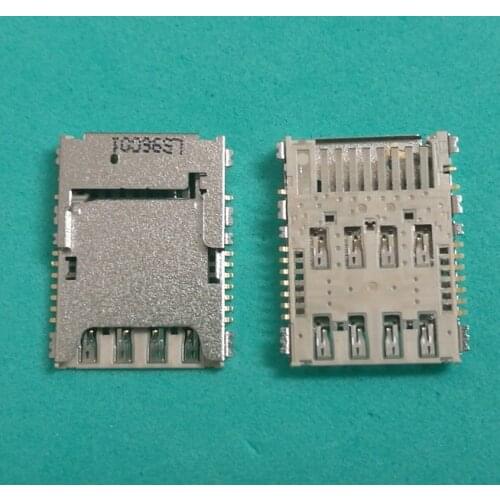 100PCS/LOT For Samsung Galaxy S5 I9600 G900 G900H G900X G900F G900T micro Sim Card Reader Holder Slot Tray port socket connector