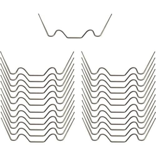 25 Pack Durable Stainless Steel Greenhouse Glazing Clips Stainless Steel W Spring Wire For Greenhouse