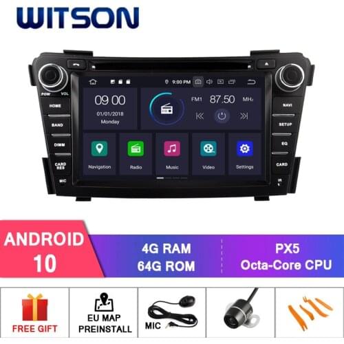 WITSON Android 10 Octa-core CAR DVD GPS For HYUNDAI I40 2012 2013 2014 4G RAM 64GB flash audio car system car gps auto stereo