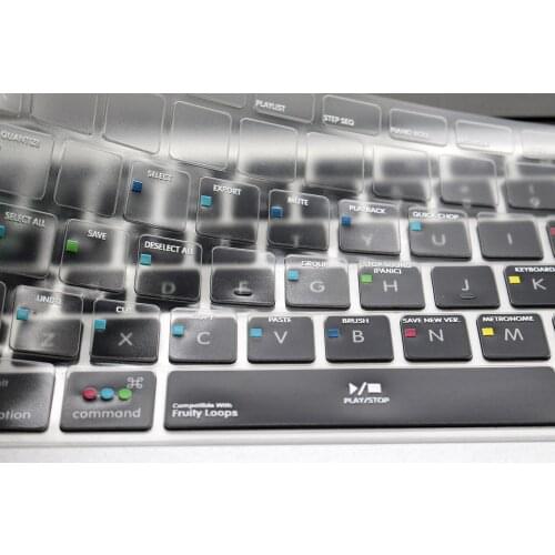 HRH Fruity Loops FL Shortcut Hot Key Functional TPU Backlight Keyboard Cover Skin Protector For Macbook Pro Air 13 15 17 USA
