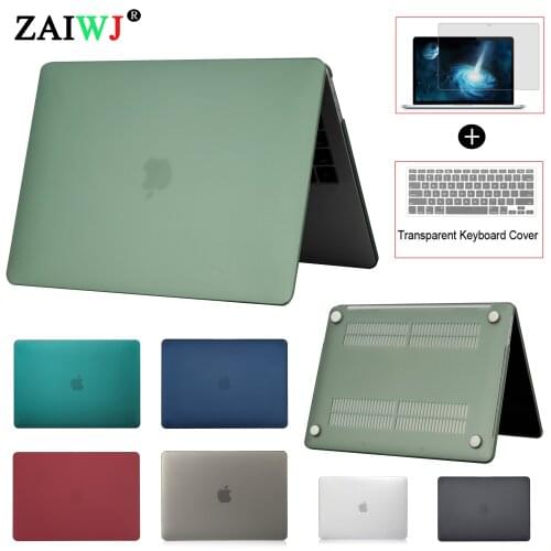 For MacBook Air 13.3 M1 Chip A2179 A2337 Case 2020 Pro Retina 13 15 16 11.6 12 Inch Touch Bar ID A2338 A2251 A2289 Laptop Cover
