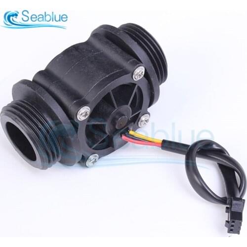 DC 5V-24V 1-60L/Min DN25 Water Level Flow Sensor Switch Liquid Flow Meter Counter Vertical/Horizontal Hall Flow Sensor
