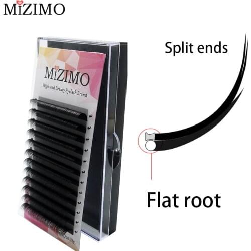 MITZMO 0.150.2 mmc/d/dd artificial, independent, oval shaped eyelashes lengthening matte black cracked false eyelashes natural l