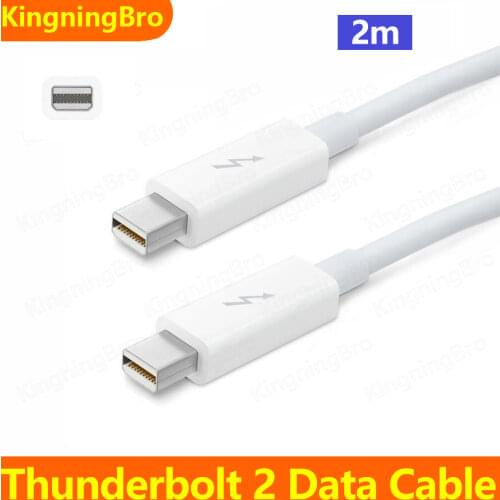 Thunderbolt 2 Cable Data Cables Thunderbolt 2 Data Cable 2M White for Apple Multimedia Monitor