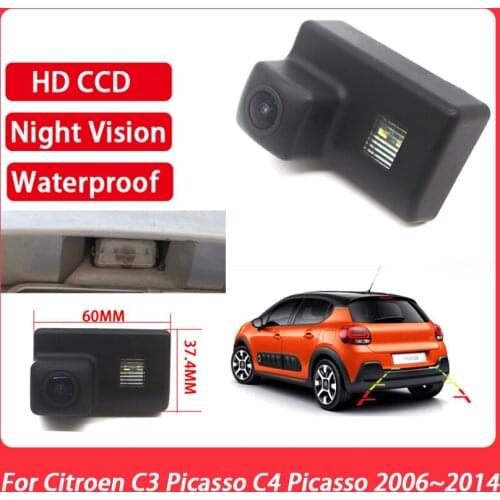 Rear Camera Full HD Night Vision Reverse Camera For Citroen C3 Picasso C4 Picasso 2006 2007 2008 2009 2010 2011 2012 2013 2014