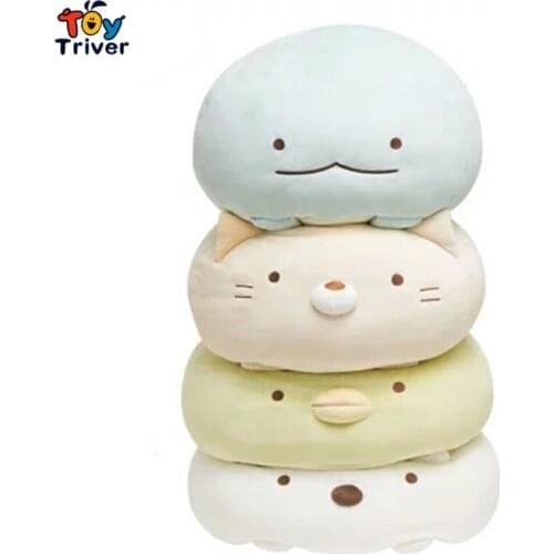 1pc Japanese Animation Sumikko Gurashi Doll San-X Corner Bio Pillow Cartoon Plush Toy Kids Birthday Christmas Gift Triver