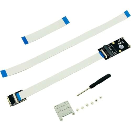 NGFF A+E to Mini PCI-E Adapter NGFF Key A-E to Mini PCI Express WiFi M.2 WIFI Adapter for Half Size and Full Size Network Card