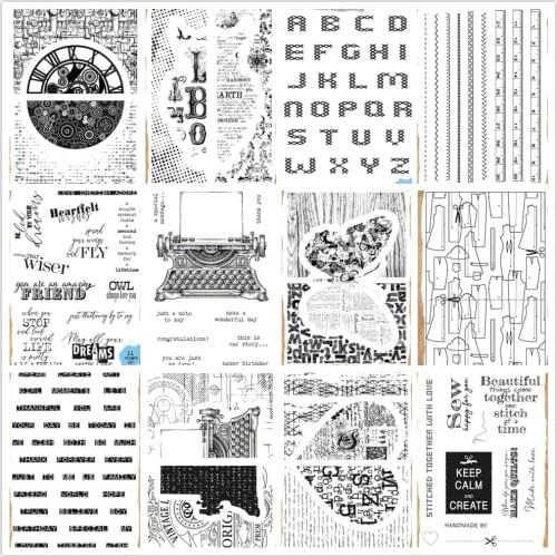 2021 new Background butterfly clear stmap for DIY scrapbooking/Card Making B647