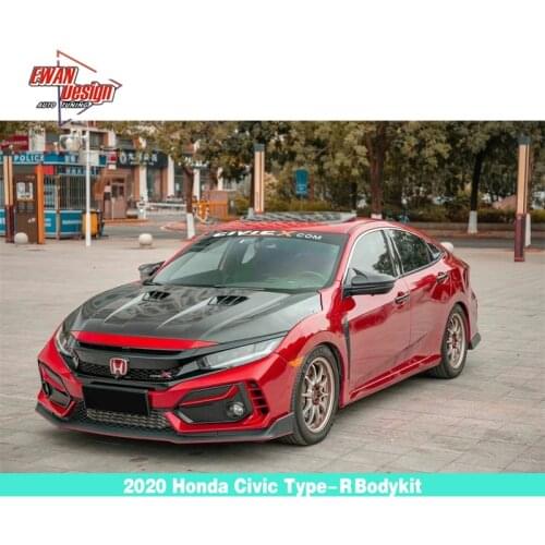 New Type Body Kit New Style Bumper 2017 - 2021 Upgrade 2021 Type-ＲBody Kit Type Ｒ For Honda Civic