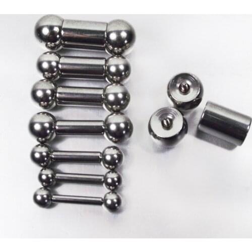 1 Pc Big Size Titanium Steel genital piercing Straight Barbell Rings tragus Ear Piercing PA Nipple Ring Bar Lips Body Jewelry